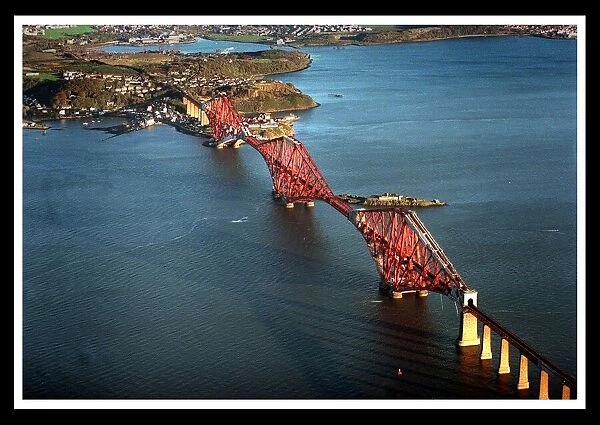 The Forth Bridge spanning the Firth of Forth
