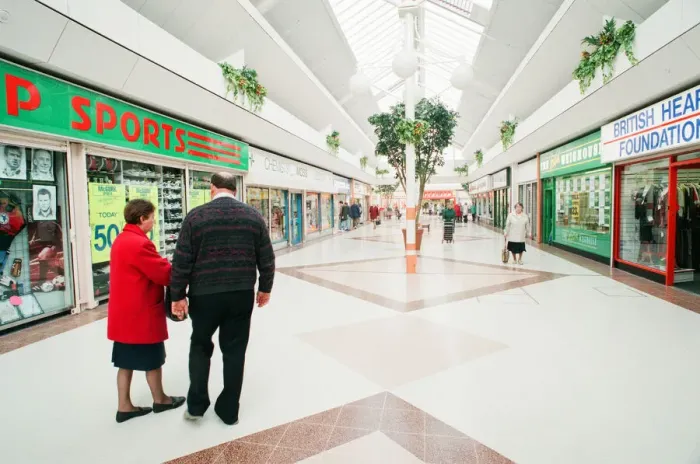 Framed Print : The Forum Shopping Centre, Segedunum Way, Wallsend, Tyne and Wear, 14th October 1996 Framed Print : The Forum Shopping Centre, Segedunum Way, Wallsend, Tyne and Wear, 14th October 1996