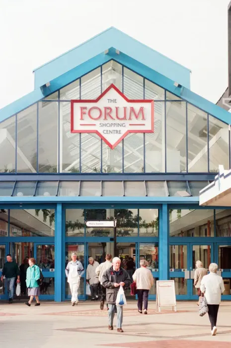 Framed Print : The Forum Shopping Centre, Segedunum Way, Wallsend, Tyne and Wear, 14th October 1996 Framed Print : The Forum Shopping Centre, Segedunum Way, Wallsend, Tyne and Wear, 14th October 1996