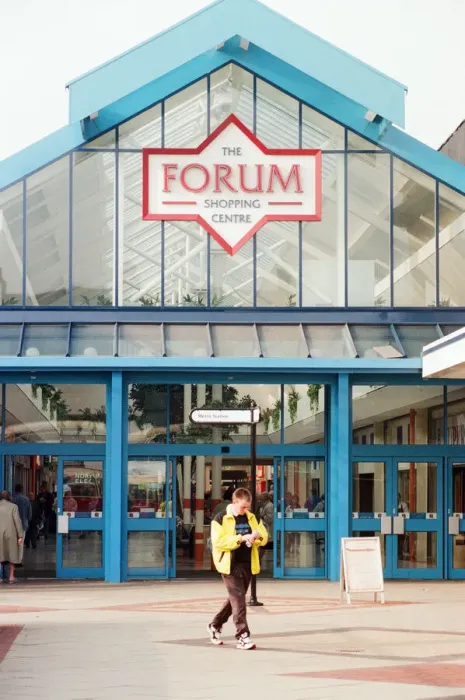 Framed Print : The Forum Shopping Centre, Segedunum Way, Wallsend, Tyne and Wear, 14th October 1996 Framed Print : The Forum Shopping Centre, Segedunum Way, Wallsend, Tyne and Wear, 14th October 1996