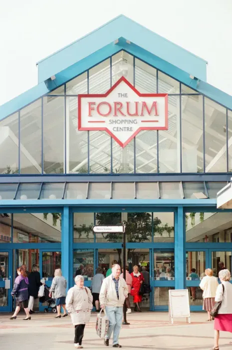 Framed Print : The Forum Shopping Centre, Segedunum Way, Wallsend, Tyne and Wear, 14th October 1996 Framed Print : The Forum Shopping Centre, Segedunum Way, Wallsend, Tyne and Wear, 14th October 1996