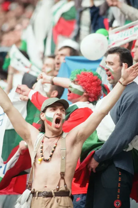 Framed Print : France 3-1 Bulgaria, Euro 1996 Group B match at St James Park, Newcastle