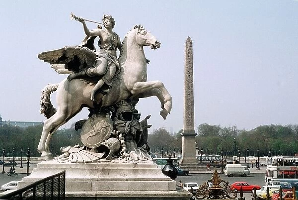 France Paris - Statue at Palace de Concorde