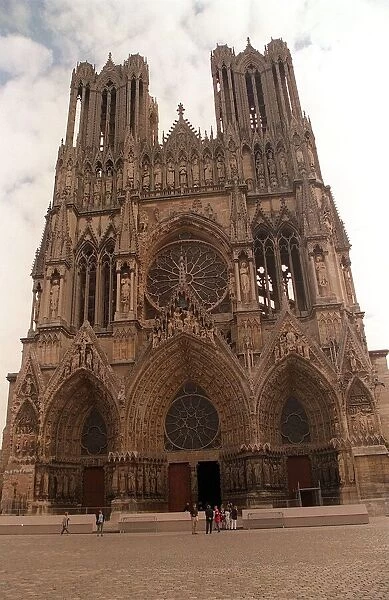France Reims Rheims Cathedral