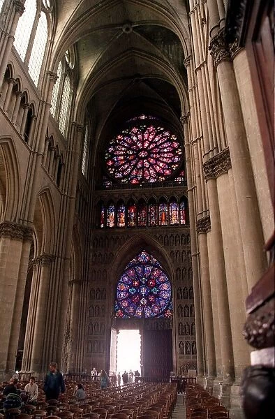 France Reims Rheims Cathedral Interior