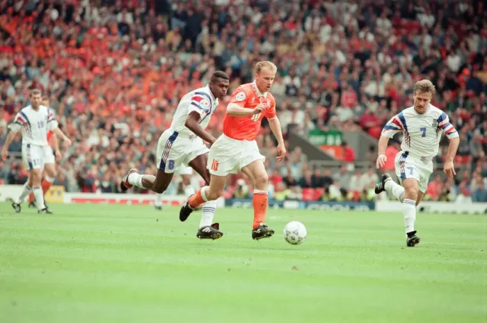 Framed Print : France v Netherlands, Euro 1996 Quarter finals match at Anfield Framed Print : France v Netherlands, Euro 1996 Quarter finals match at Anfield