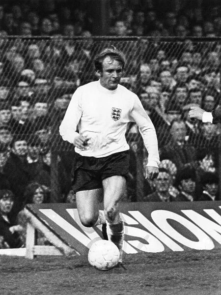Francis Lee England seen here during the match against Northern Ireland in Belfast