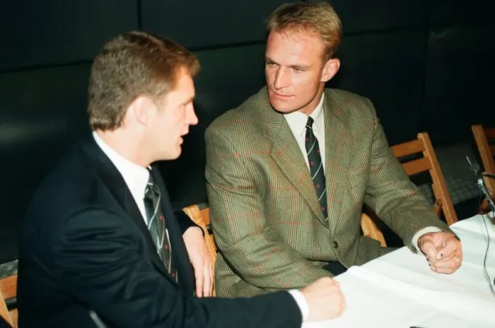 Framed Print : Francois Pienaar, ex-South African Rugby player signing for Saracens Rugby Club Framed Print : Francois Pienaar, ex-South African Rugby player signing for Saracens Rugby Club