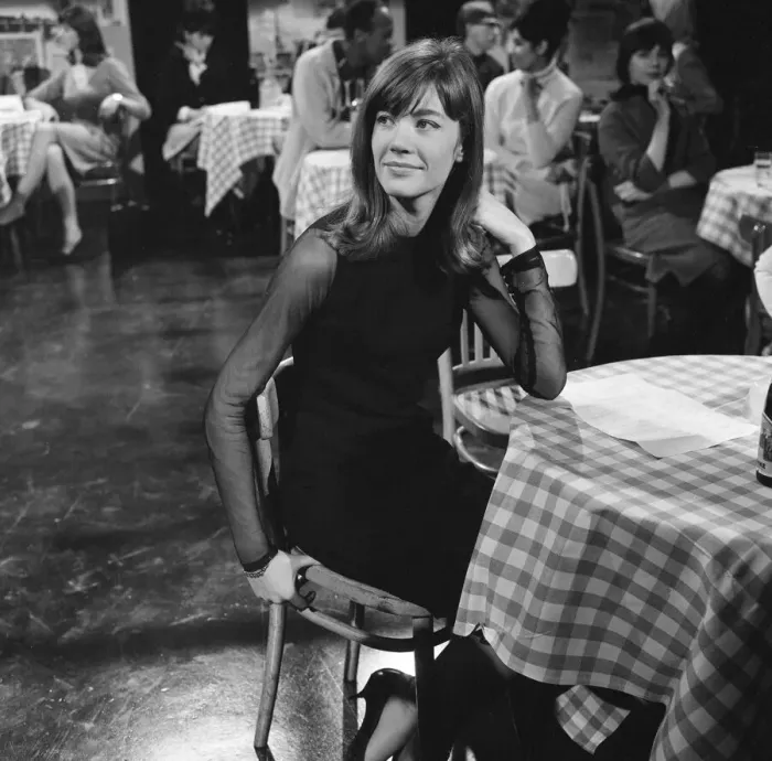 Framed Print : Francoise Hardy, french singer, makes a guest appearance on ITV music show They Framed Print : Francoise Hardy, french singer, makes a guest appearance on ITV music show They