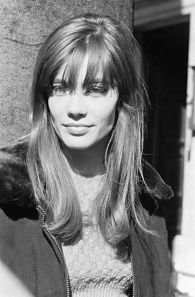 Francoise Hardy, french singer, pictured in Mayfair, London, 11th March 1965