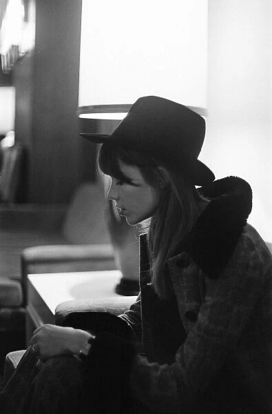 Francoise Hardy, french singer, pictured in UK, Friday 26th September 1969