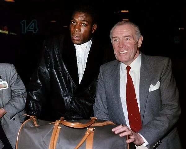 Frank Bruno Boxer with manager Terry Lawless