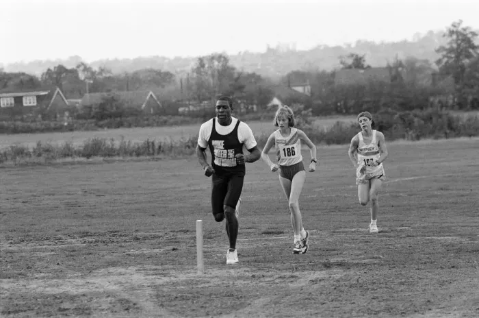 Framed Print : Frank Bruno at Sindlesham School. 4th November 1990 Framed Print : Frank Bruno at Sindlesham School. 4th November 1990