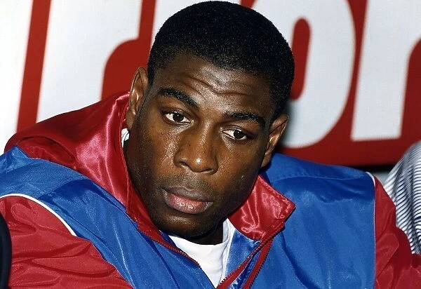 Frank Bruno Former WBC World Heavyweight Boxing Champion before fight with Piers Coetzer