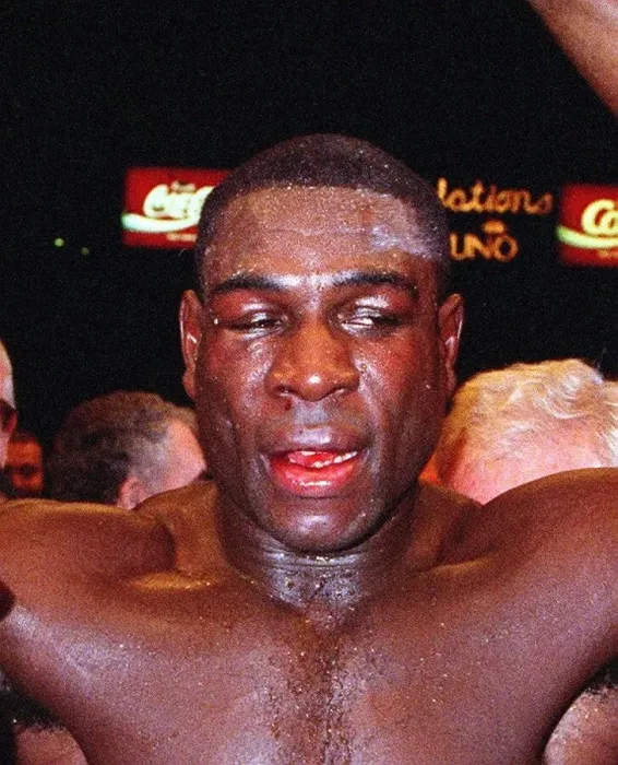 Framed Print : Frank Bruno after his World title fight against Oliver McCall For The WBC heavyweight Framed Print : Frank Bruno after his World title fight against Oliver McCall For The WBC heavyweight