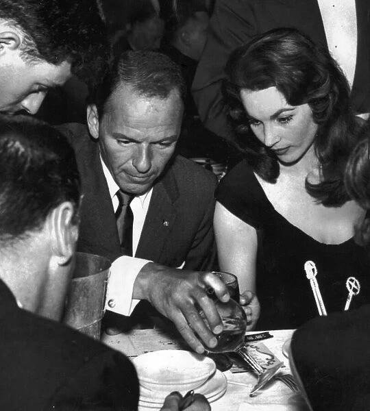Frank Sinatra escorted Shirley Anne Field to Pigalle in the company of Mr