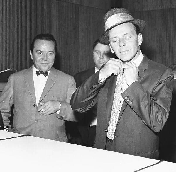 Frank Sinatra seen here with Jack Bentley 17th June 1962