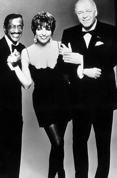 Frank Sinatra Singer Actor with Sammy Davis Jnr. and Liza Minnelli April