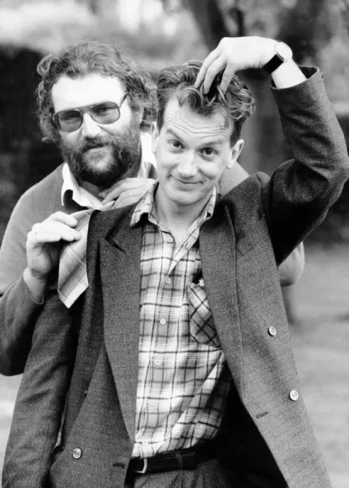 Framed Print : Frank Skinner aka Graham Christopher Collins with Malcolm Bailey