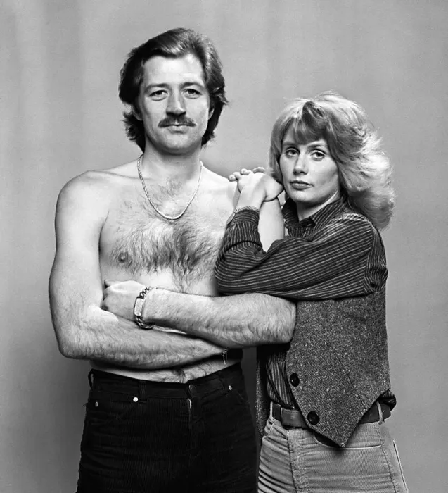 Framed Print : Frank Worthington footballer with wife Brigitta January 1978 Framed Print : Frank Worthington footballer with wife Brigitta January 1978