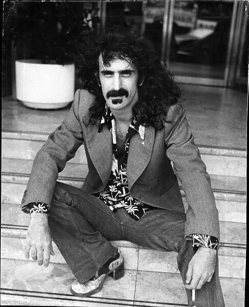 Frank Zappa. American musician, at The Royal Garden Hotel