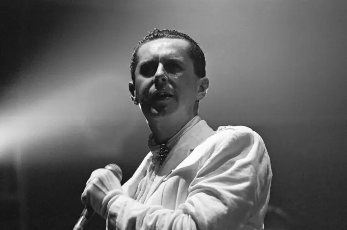 Framed Print : Frankie Goes To Hollywood, performing in Washington during their US tour Framed Print : Frankie Goes To Hollywood, performing in Washington during their US tour
