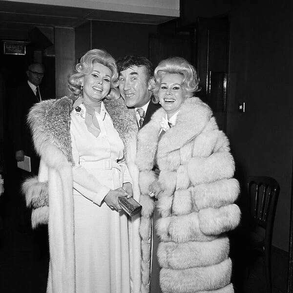 Frankie Howerd, took the two Gabor sisters Eva and Zsa Zsa