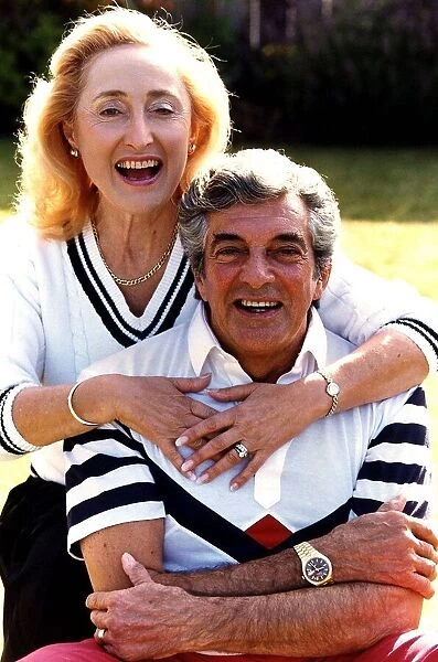 Frankie Vaughan Singer with his wife Stella