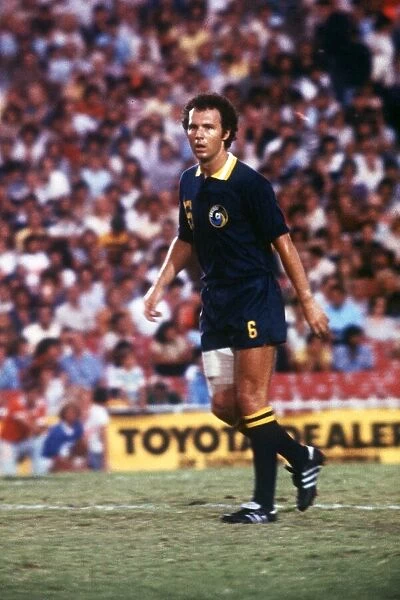 Franz Beckenbauer footballer in the USA circa 1978