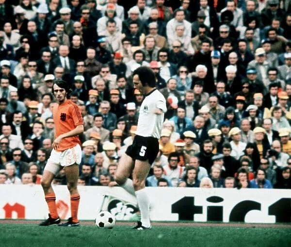 Franz Beckenbauer (West Germany) in World Cup 1974 against Holland West