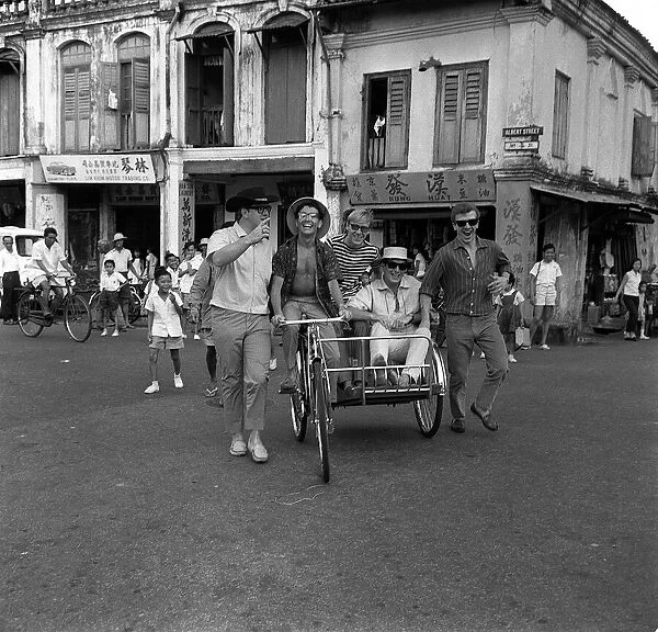 Freddie & the Dreamers in Singapore March 1965 Freddie Garrity