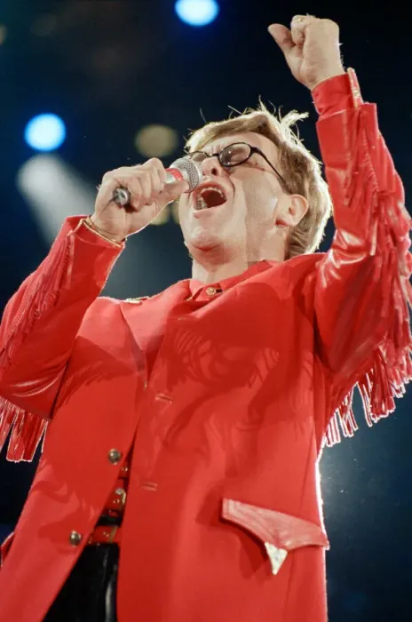 Framed Print : The Freddie Mercury Tribute Concert for Aids Awareness held at Wembley Stadium