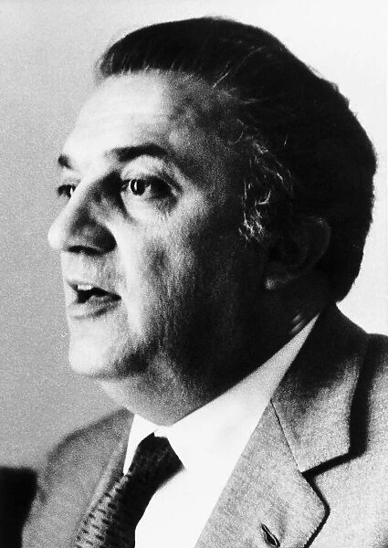 Frederico Fellini Italian film director 1969