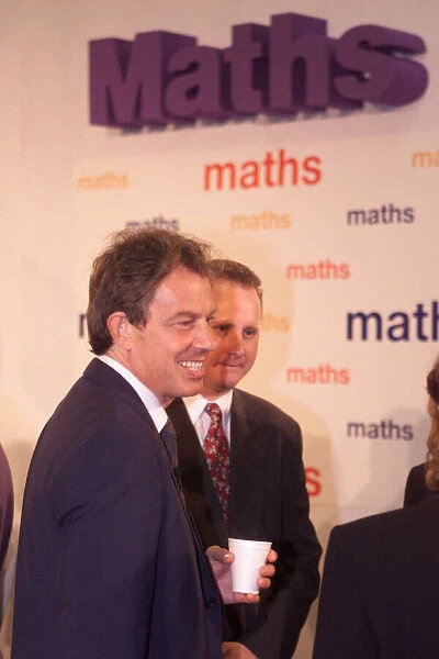 Free Maths Stuff For Schools Promotion September 1999 Tony Blair PM at Southfields