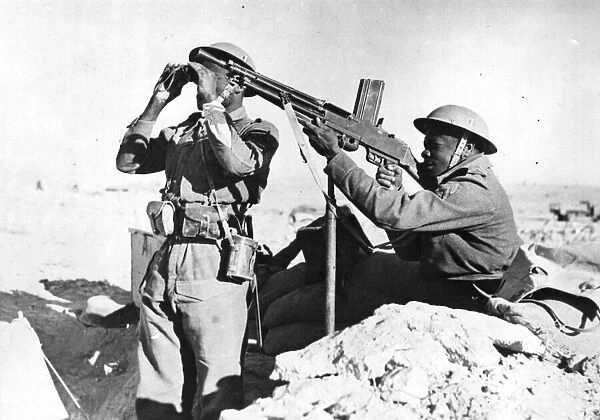 French Colonial Troops in The Western Desert. Picture taken 14th March 1942
