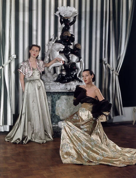 French fashion models 1950
