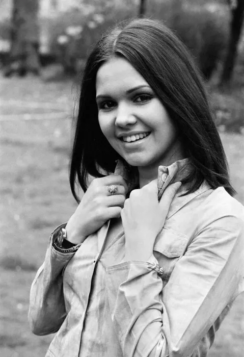 Framed Print : French singer Anne-Marie David, winner of the 1973 Eurovision Song Contest representing Framed Print : French singer Anne-Marie David, winner of the 1973 Eurovision Song Contest representing