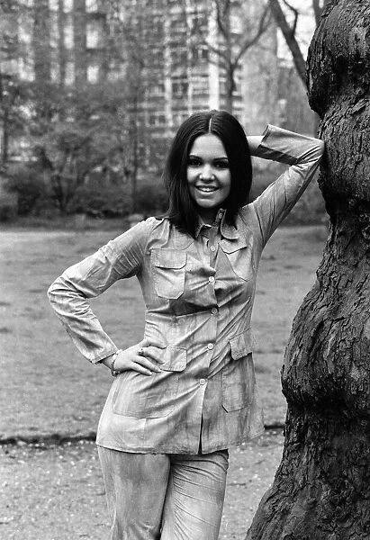 French singer Anne-Marie David, winner of the 1973 Eurovision Song Contest representing