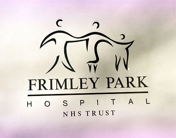 Frimley Park Hospital Sign near Camberley after attack on Kevin Parke at Broadmoor staff