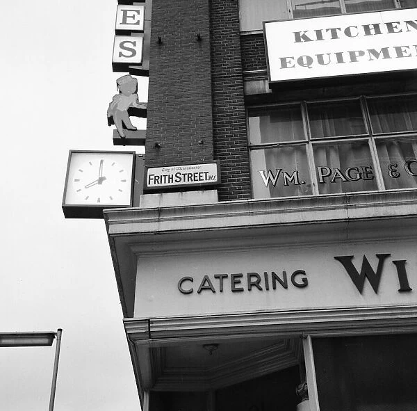 Frith Street, Soho, London, 22nd May 1968