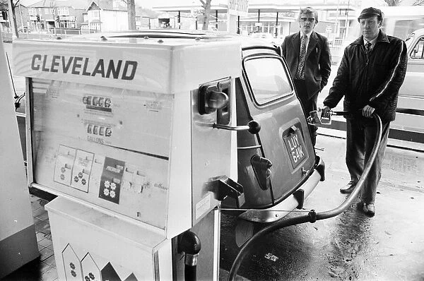Fuel Rationing, customers limited to two gallons, Bearwood, Birmingham