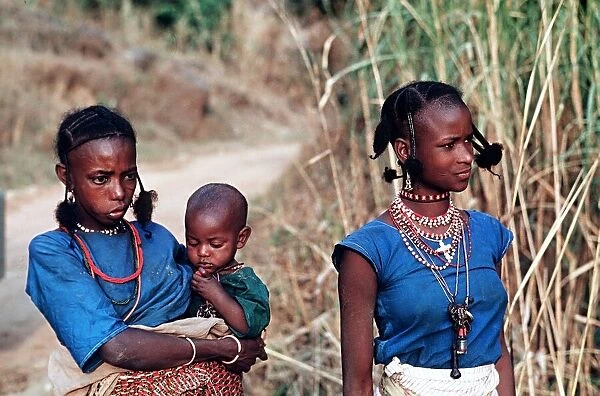 Fulani Women with young child Cameroon