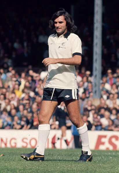 Fulhams George Best seen here in action against Wolves. September 1976