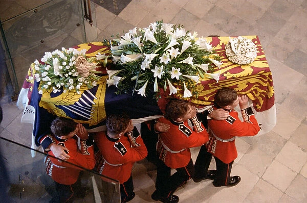 The funeral of Diana, Princess of Wales at Westminster Abbey, London. 6th September 1997