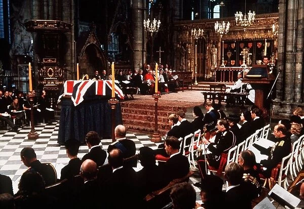Funeral of Earl Mountbatten Westminster Abbey 1979