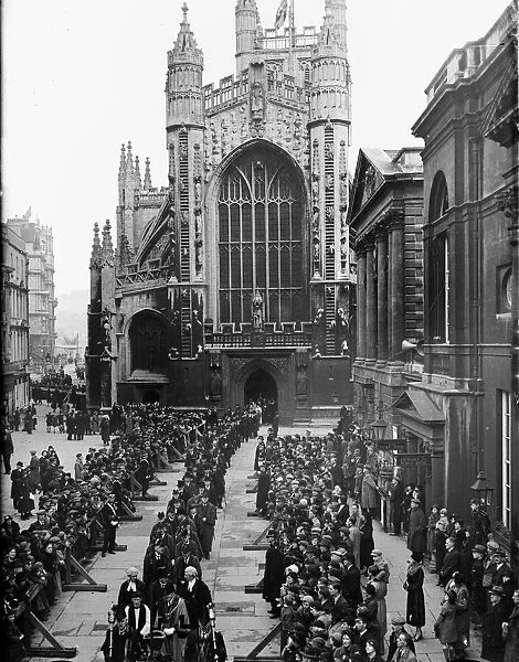 Funeral of King George V 28th January 1936 Funeral procession of King George V seen