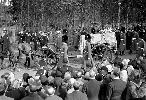 Funeral Procession of King George VI. 16th February 1952