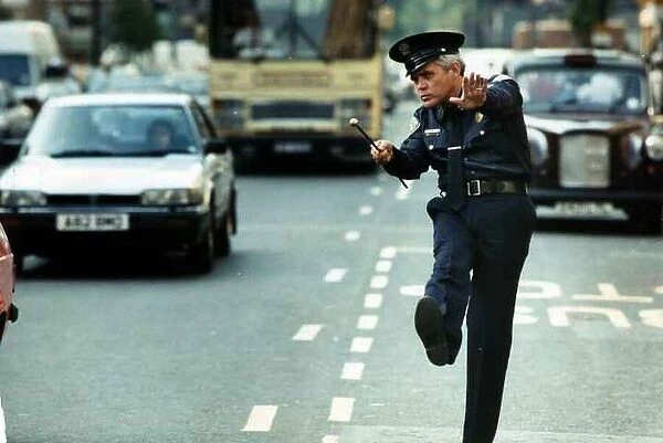 G. W. Bailey actor plays Captian Harris in Police Academy in London directing
