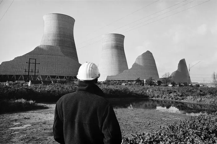 Framed Print : Gales which topped 100 miles an hour battered three giant concrete towers to rubble Framed Print : Gales which topped 100 miles an hour battered three giant concrete towers to rubble