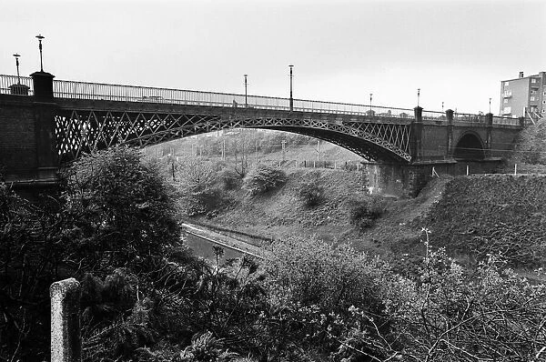 Galton Bridge, Smethwick, built in 1829, and once the biggest canal span in the world